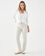Pantalón en corduroy para mujer - Crudo