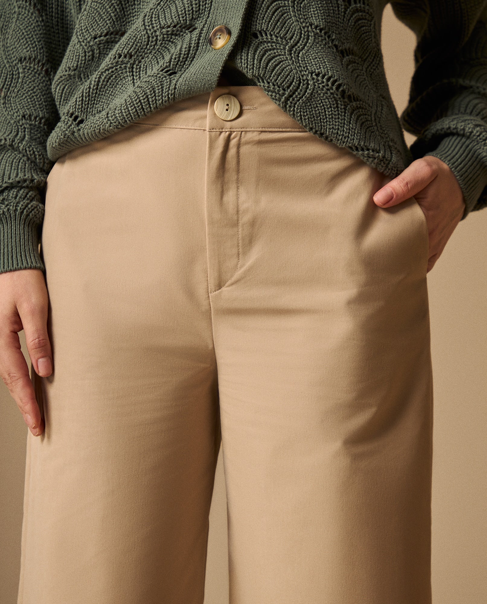 Pantalón Wide Leg con Caída Natural - Beige 34_639G012_BEI151306_4