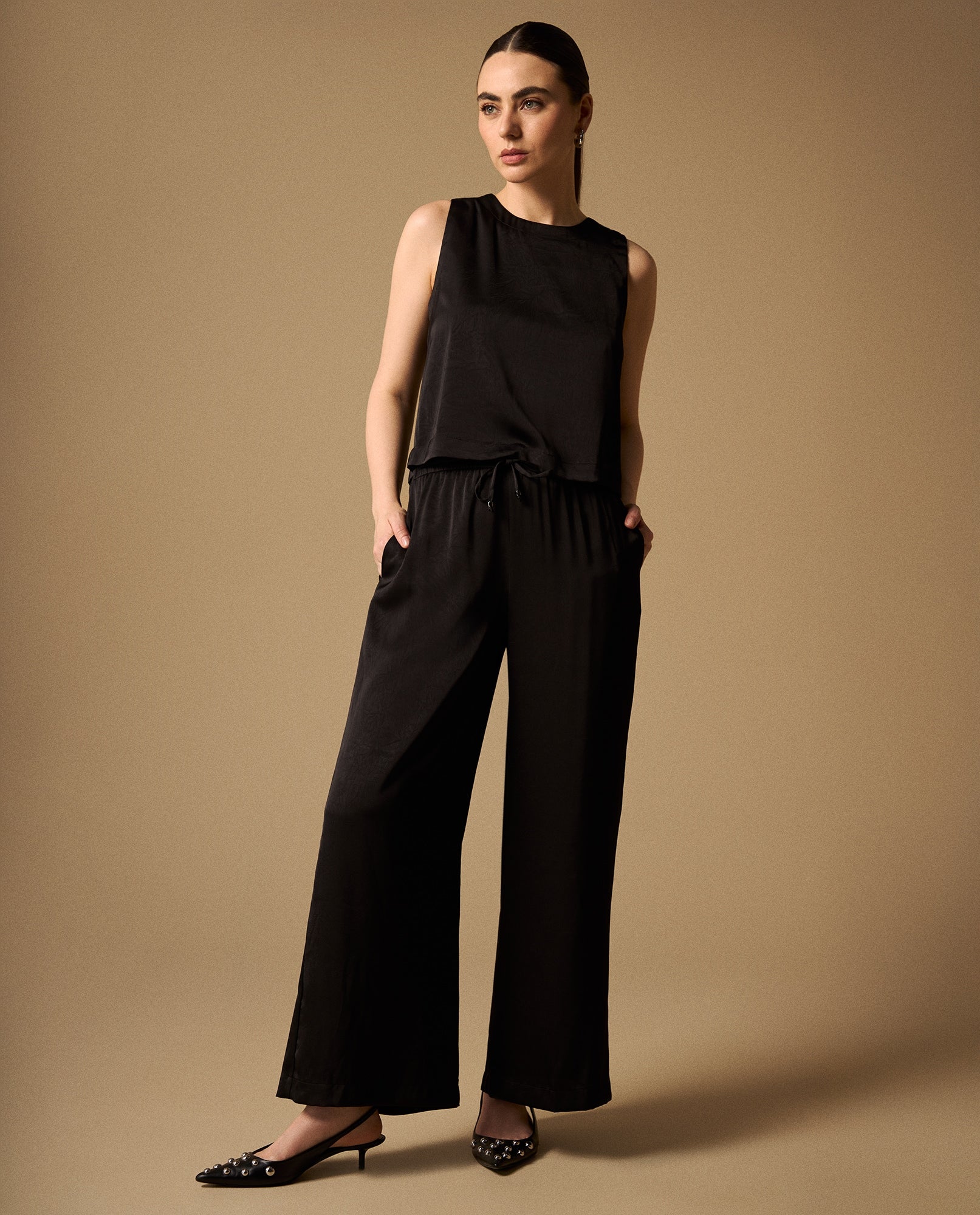 Pantalón Wide Leg con Cordón Ajustable - Negro 34_639G013_NEG190303_0