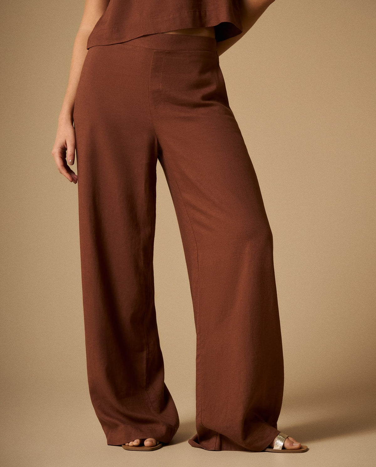 Pantalón Wide Leg en Café Visón - Café 34_639G019_CAF191430_3