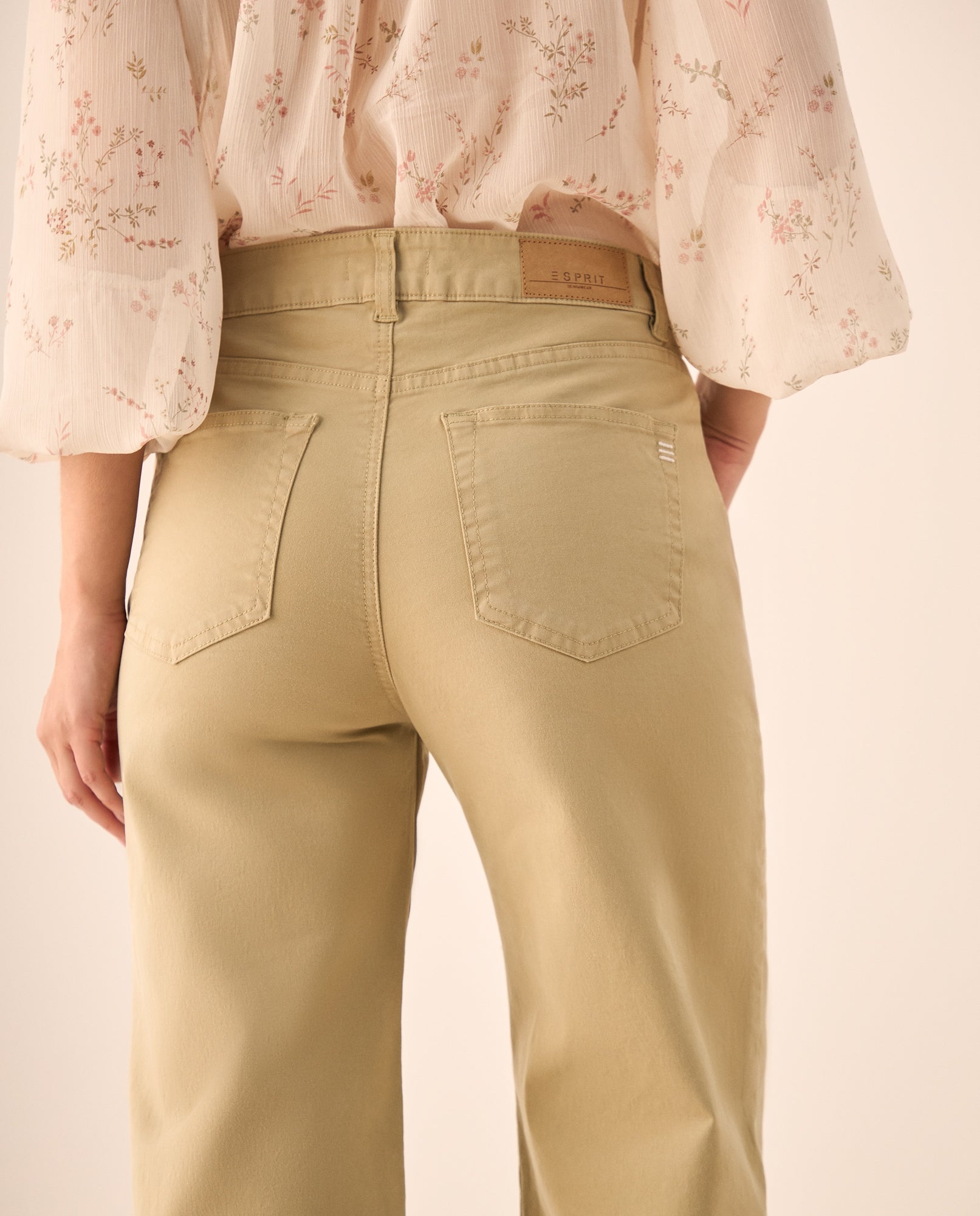 Pantalón Wide Leg Beige con Tiro Alto - Beige 34_639G022_BEI161110_6