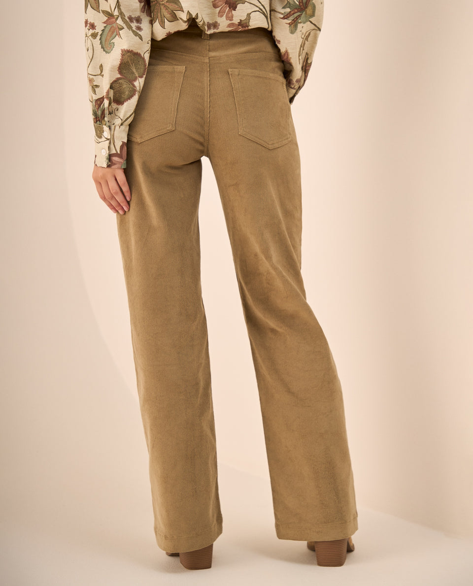 Pantalón Pana Verde Wide Leg - Verde 34_639G030_VER180617_5
