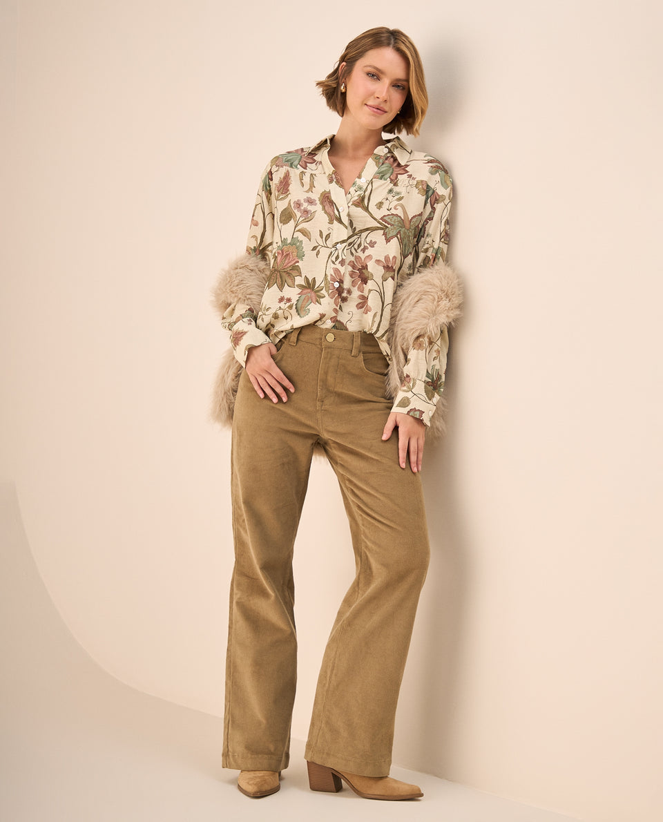 Pantalón Pana Verde Wide Leg - Verde 34_639G030_VER180617_7