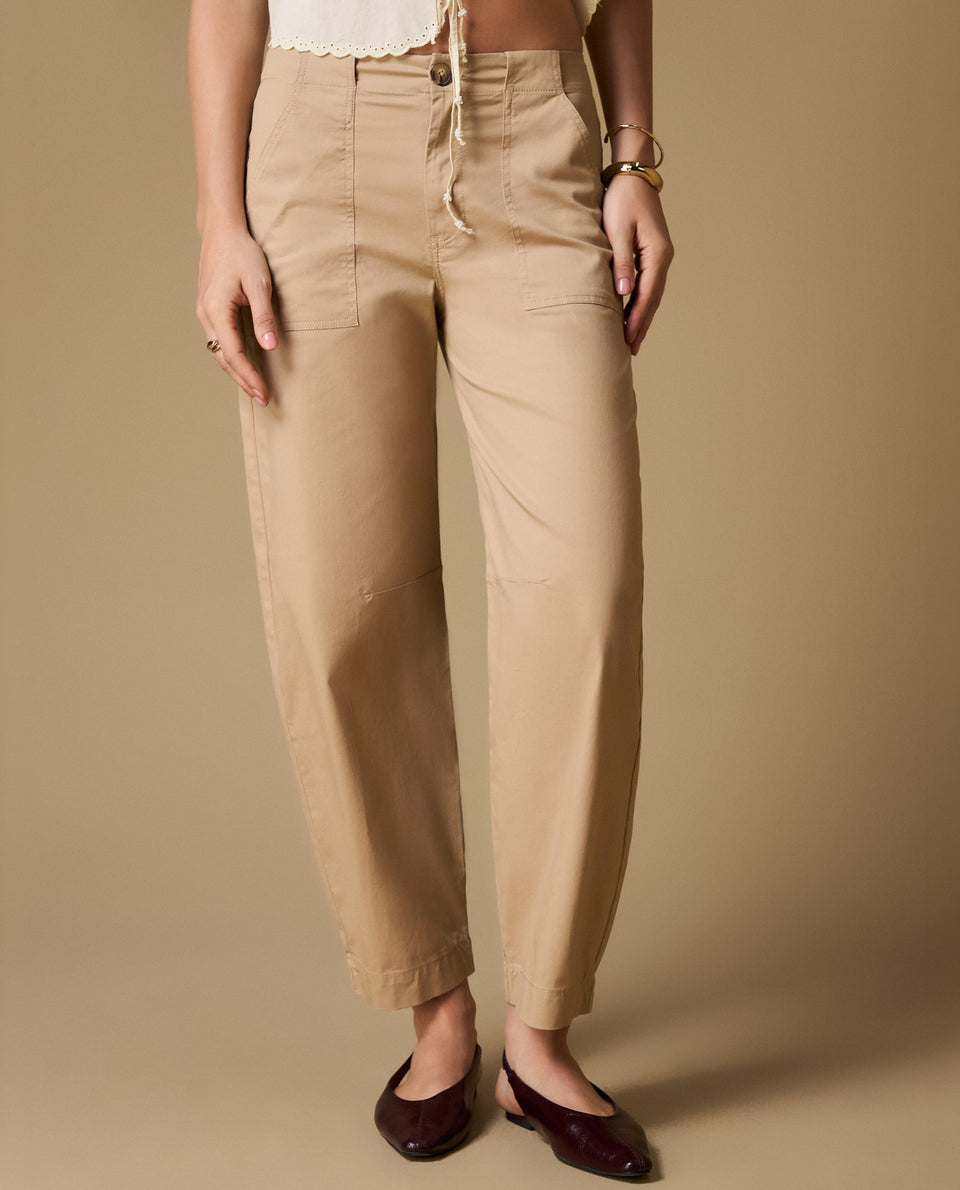 Pantalón recto tiro medio - Beige 34_639H002_BEI161315_3