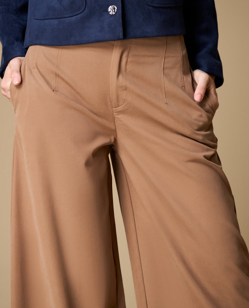 Pantalón wide leg tiro alto - Cocoa 34_639H005_COC181020_4