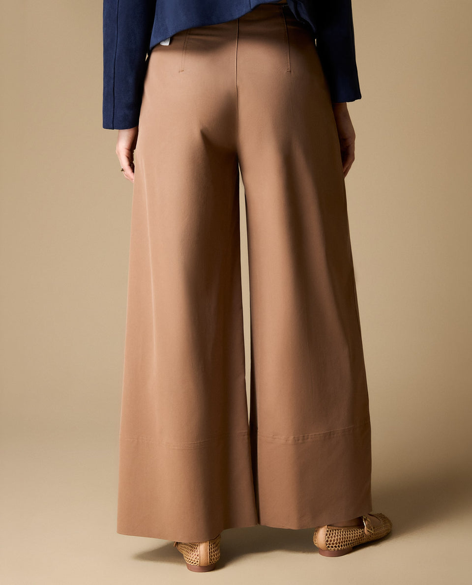 Pantalón wide leg tiro alto - Cocoa 34_639H005_COC181020_5