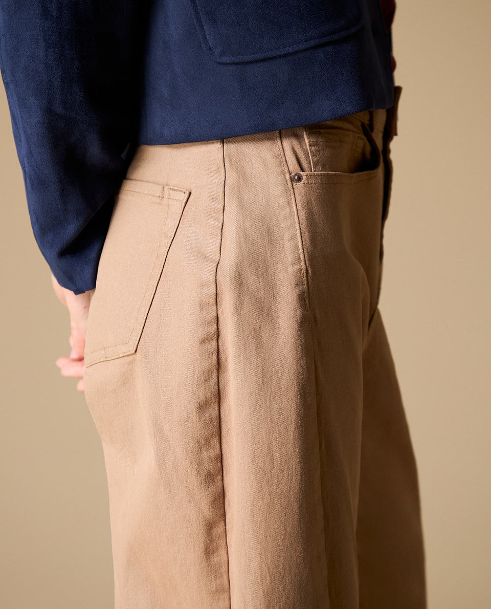 Pantalón Barrel Tiro Alto Tobillero - Cocoa 34_639H085_COC181020_4