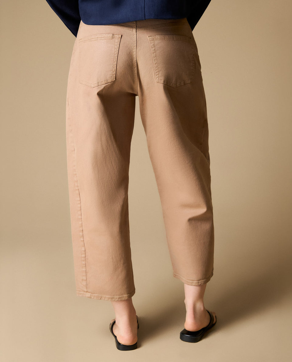 Pantalón Barrel Tiro Alto Tobillero - Cocoa 34_639H085_COC181020_5