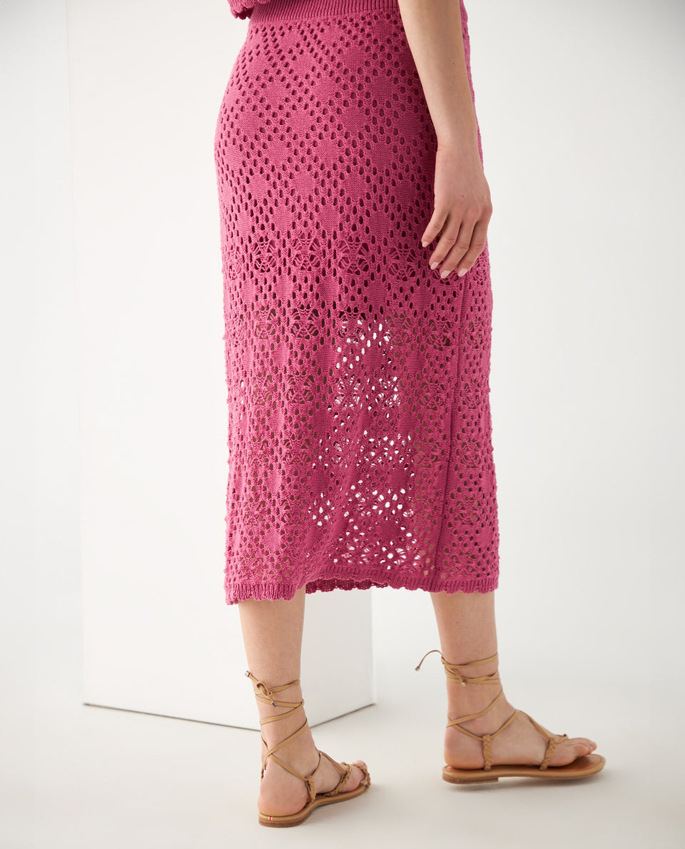 Falda midi para mujer - Rosa 34_642F200_ROS152214_4