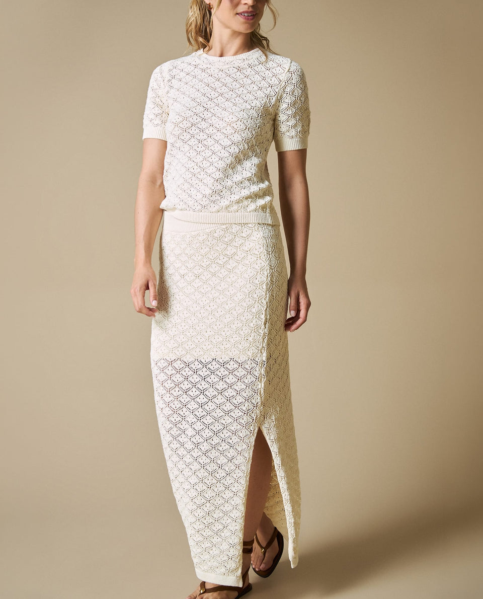 Falda larga tejido crochet - Crudo 34_643H201_CRU114302_3