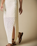 Falda larga Esprit - Crudo