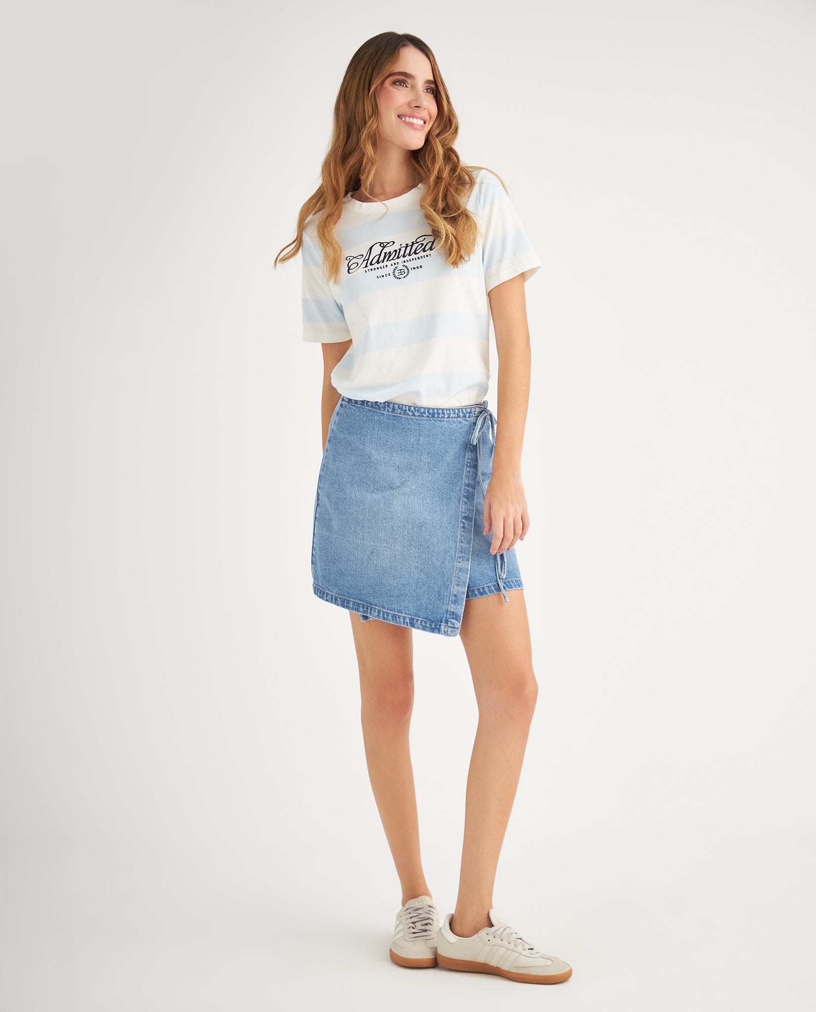 Falda en denim para mujer - Azul 34_649F000_AZU114604_6