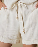 Shorts Esprit Rayón Lino - Crudo