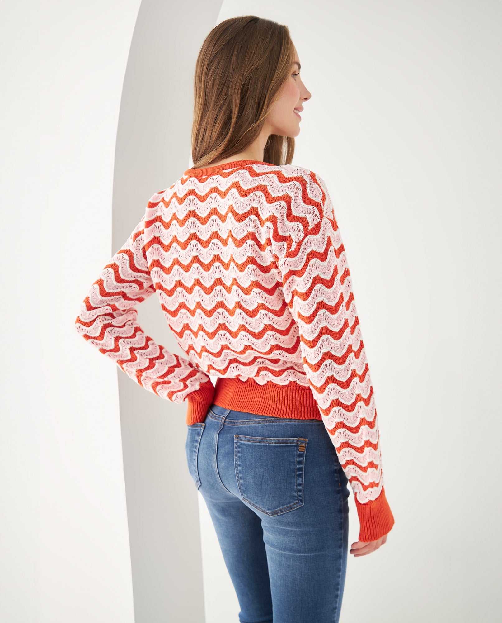 Buzo tejido para mujer - Naranja 34_662F104_NAR151058_4