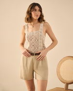 Camisa tejida - Crudo