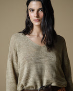 Suéter Tejido Cuello Redondo - Gris