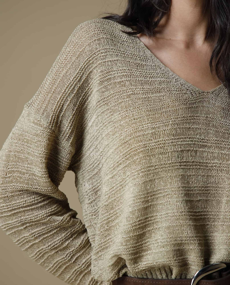Suéter Tejido Cuello Redondo - Gris 34_663H201_GRI156410_3