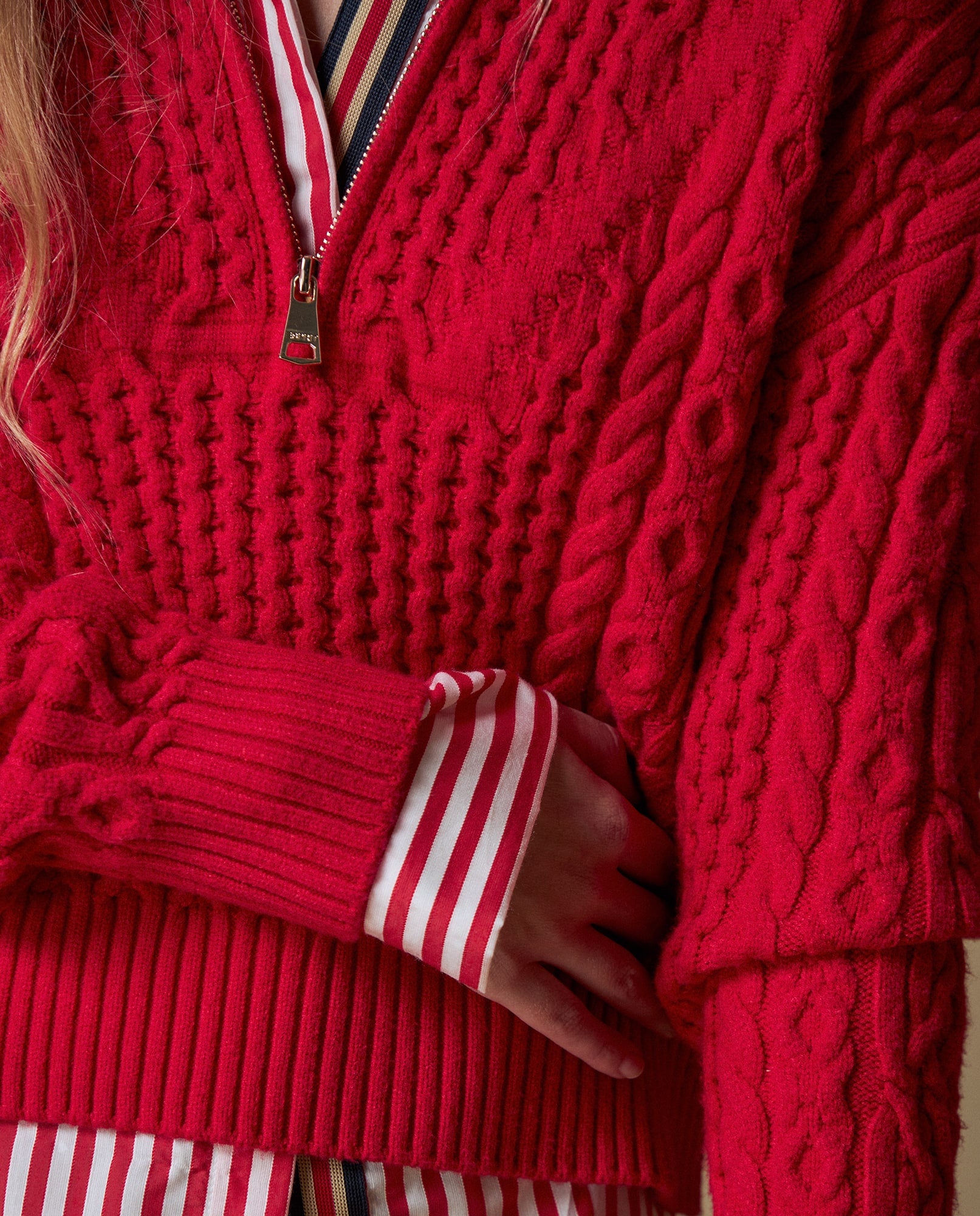 Suéter tejido cuello alto - Rojo 34_663H204_ROJ171537_0