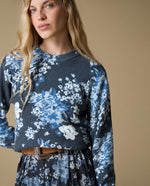 Suéter tejido cuello redondo - Azul