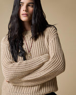 Suéter Tejido Cuello Redondo - Beige 34_663H218_BEI151307_3