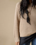 Suéter Tejido Cuello Redondo - Beige 34_663H218_BEI151307_5