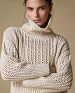 Suéter tejido cuello redondo - Beige 34_663H223_BEI171022_5