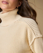 Suéter tejido cuello alto mujer - Amarillo 34_663H246_AMA120712_4