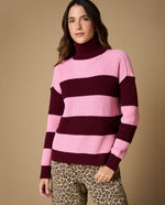 Suéter tejido cuello alto mujer - Rosa 34_663H246_ROS142311_5