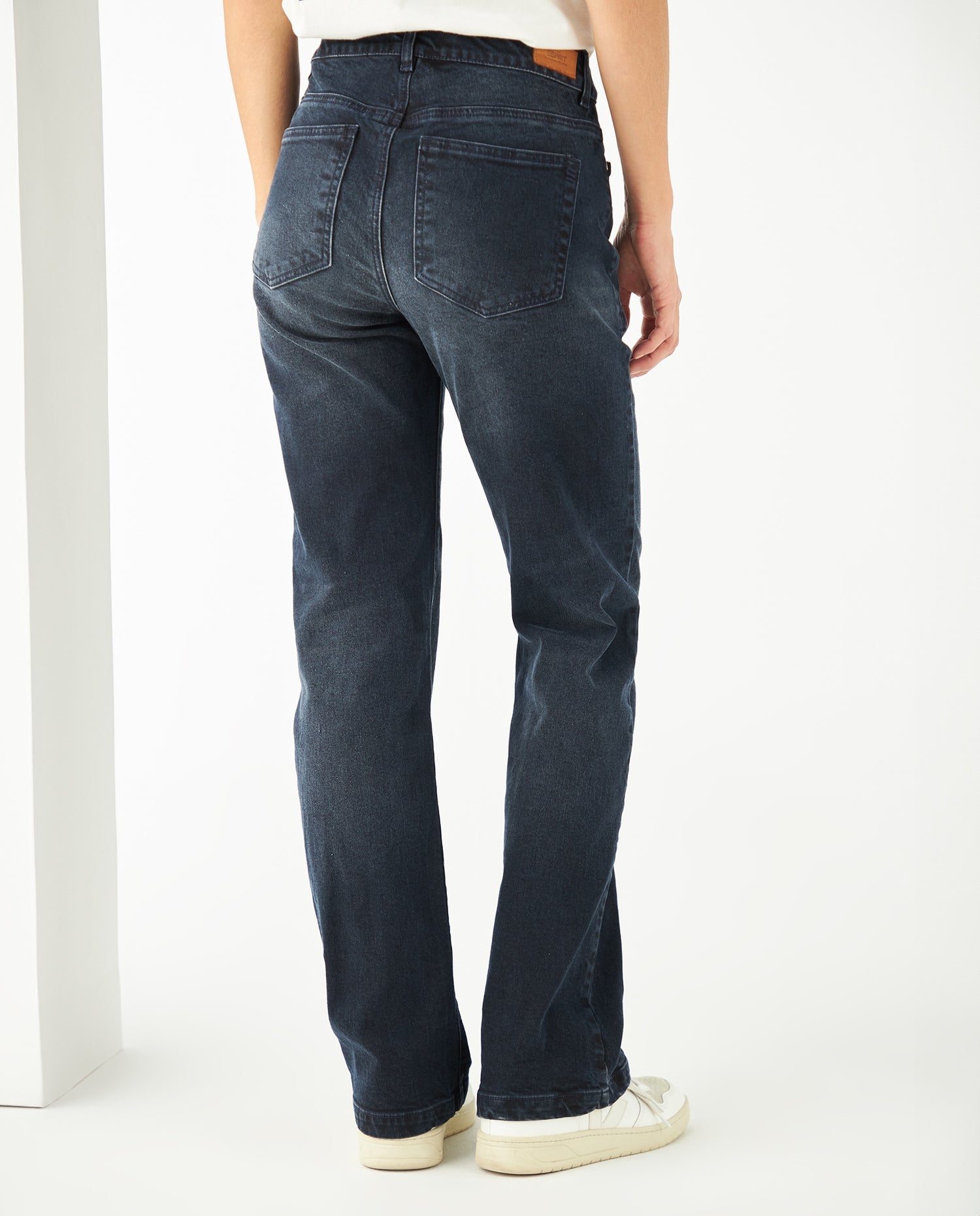 Jean Stright fit cuatro bolsillos para mujer - Azul