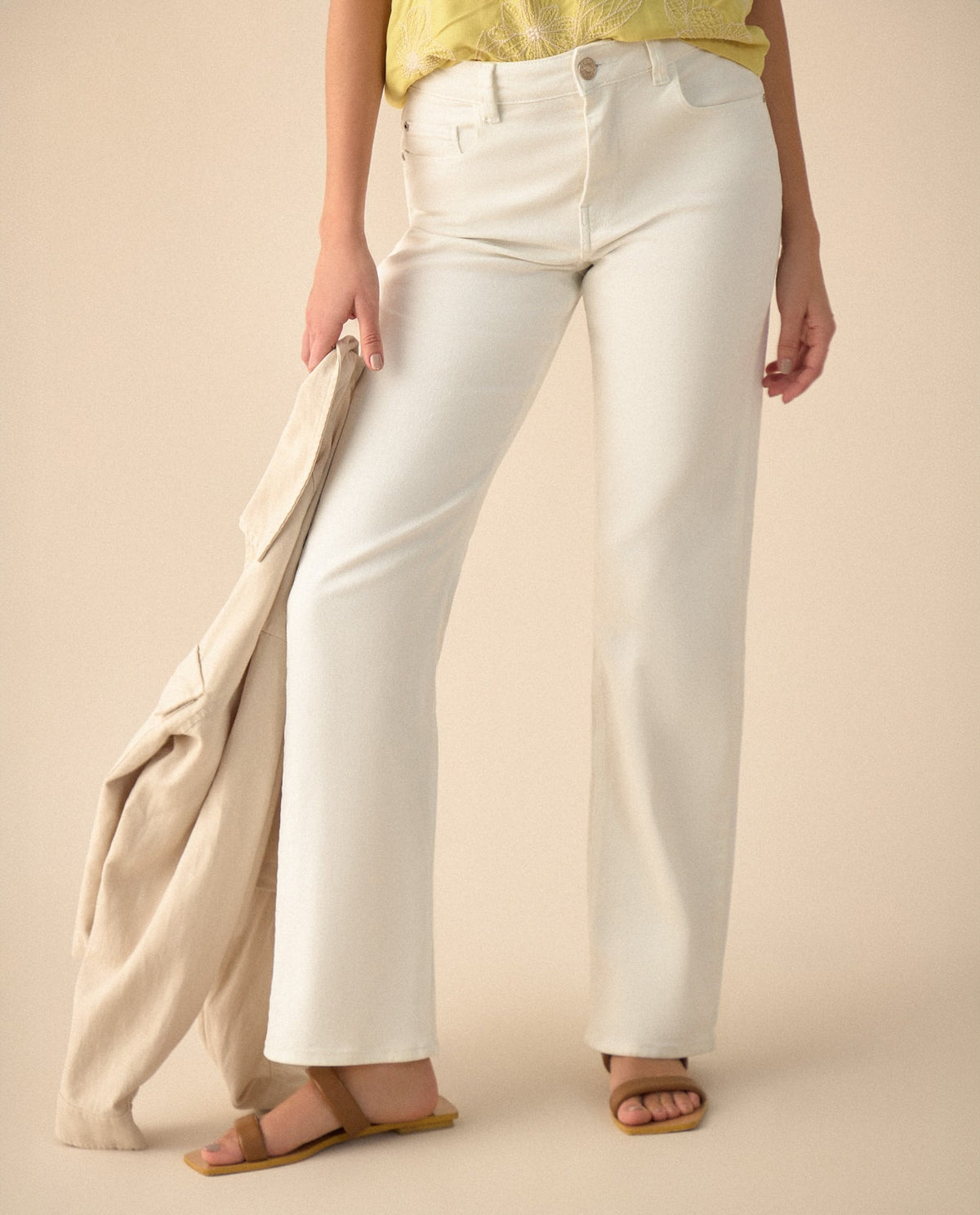 Jean Straight cinco bolsillos para mujer - Crudo 34_671G003_CRU110602_3