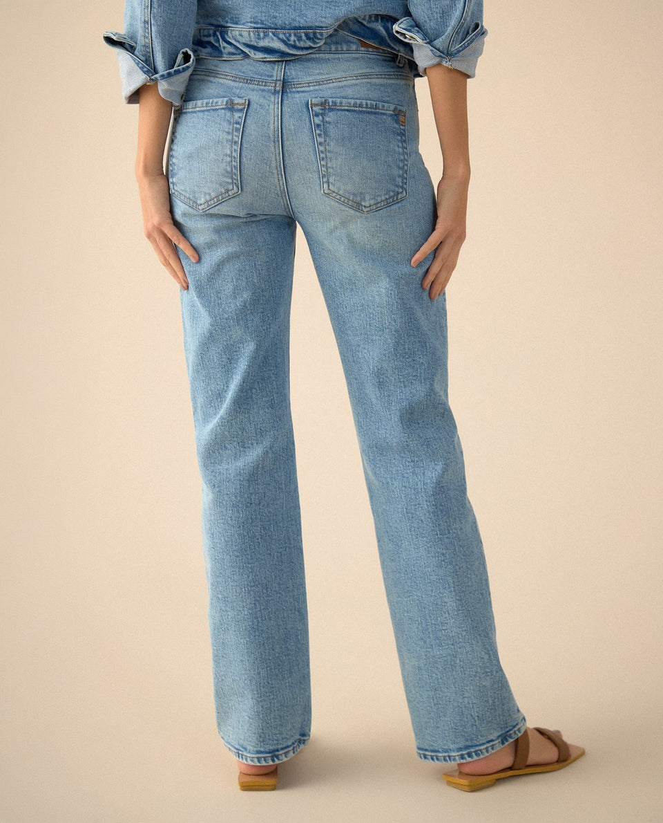 Jean Straight bota recta para mujer - Azul 34_671G005_AZU134110_4