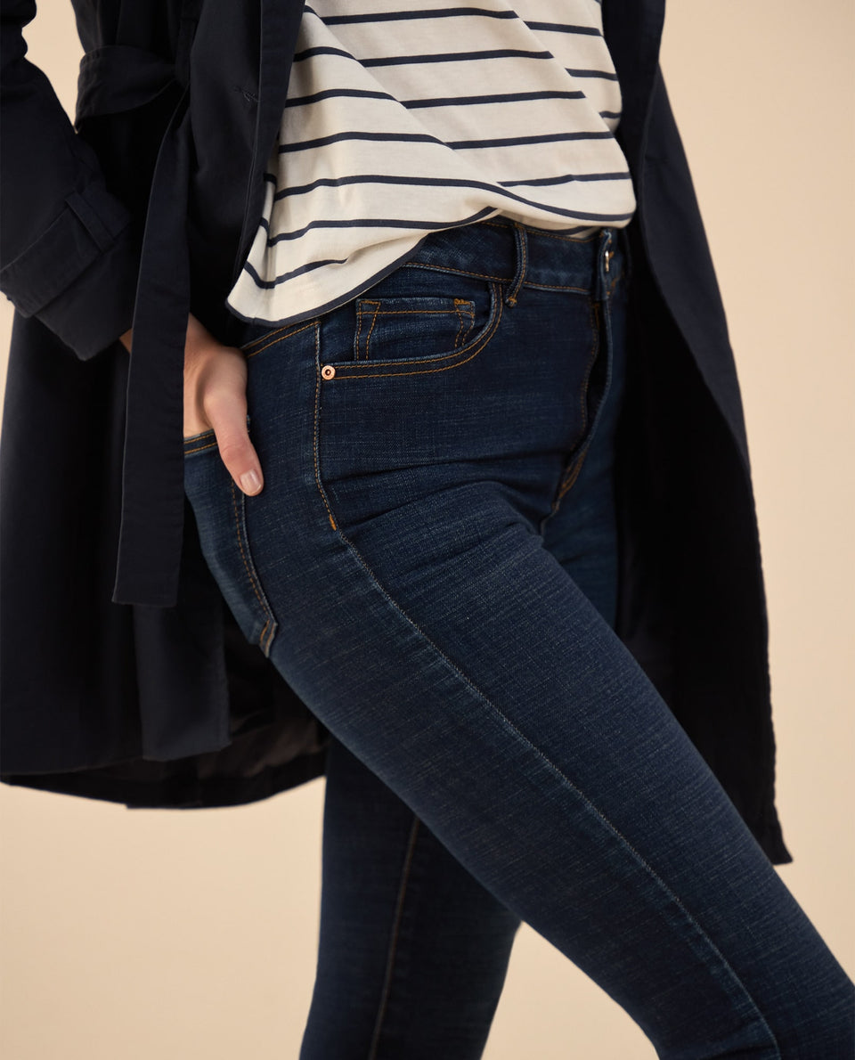 Jean Skinny de tono oscuro para mujer - Azul 34_671G006_AZU193933_3