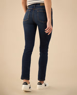Jean Skinny de tono oscuro para mujer - Azul