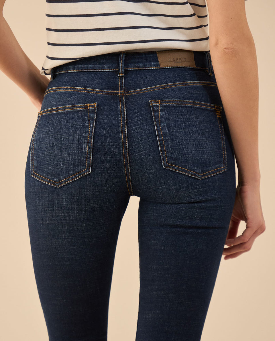 Jean Skinny de tono oscuro para mujer - Azul 34_671G006_AZU193933_5