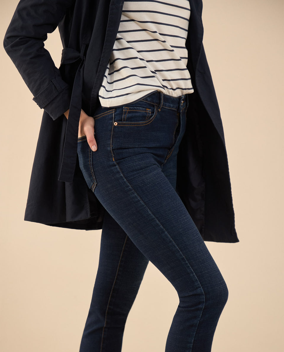 Jean Skinny de tono oscuro para mujer - Azul 34_671G006_AZU193933_6