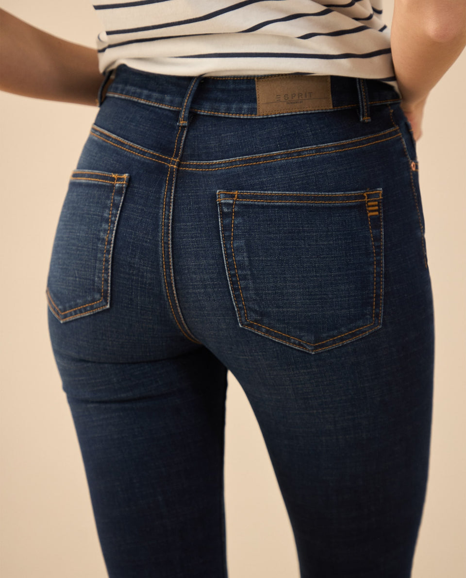Jean Skinny de tono oscuro para mujer - Azul 34_671G006_AZU193933_7