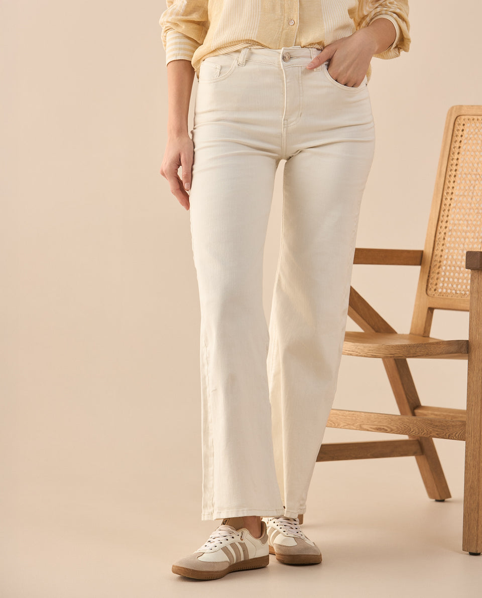 Jean Wide Leg de bota amplia para mujer - Crudo 34_671G010_CRU110602_3