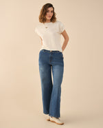 Jean Wide Leg tono oscuro para mujer - Azul 34_671G013_AZU174027_0