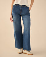 Jean Wide Leg tono oscuro para mujer - Azul 34_671G013_AZU174027_3