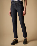 Jean slim con stretch largo regular - Azul