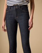 Jean slim con stretch largo regular - Azul