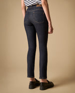 Jean slim con stretch largo regular - Azul