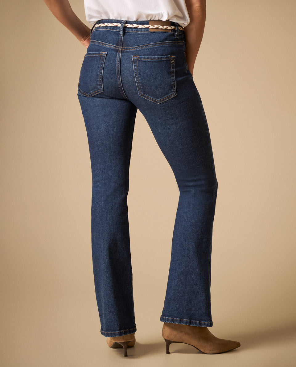 Jean flare pierna amplia tiro medio - Azul 34_671H020_AZU193933_5