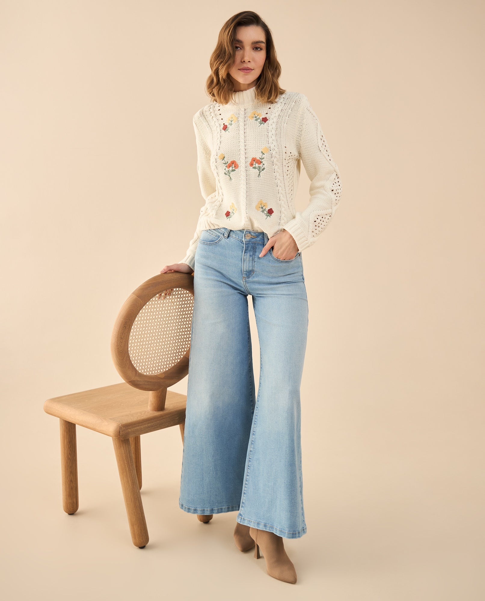Jean Wide Leg tono medio para mujer - Azul 34_672G000_AZU134110_0