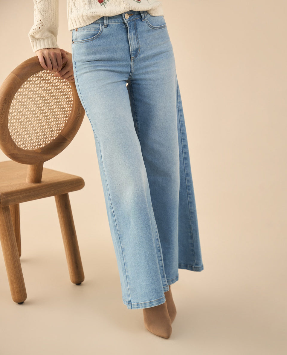 Jean Wide Leg tono medio para mujer - Azul 34_672G000_AZU134110_3