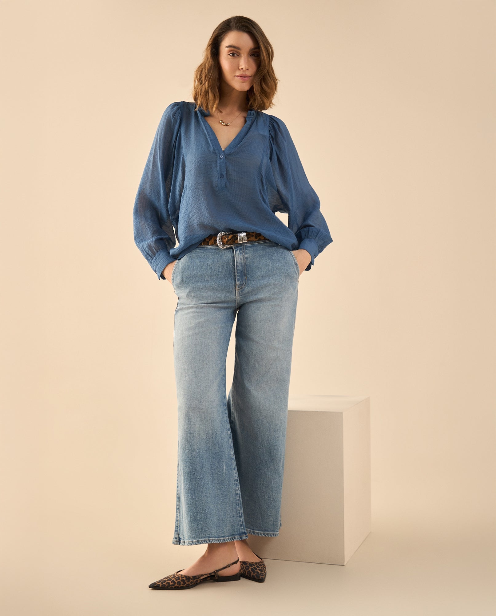 Jean Wide Leg tono medio para mujer - Azul 34_672G003_AZU134110_0