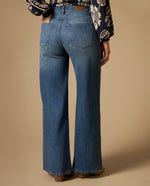 Jean wide leg silueta amplia - Azul