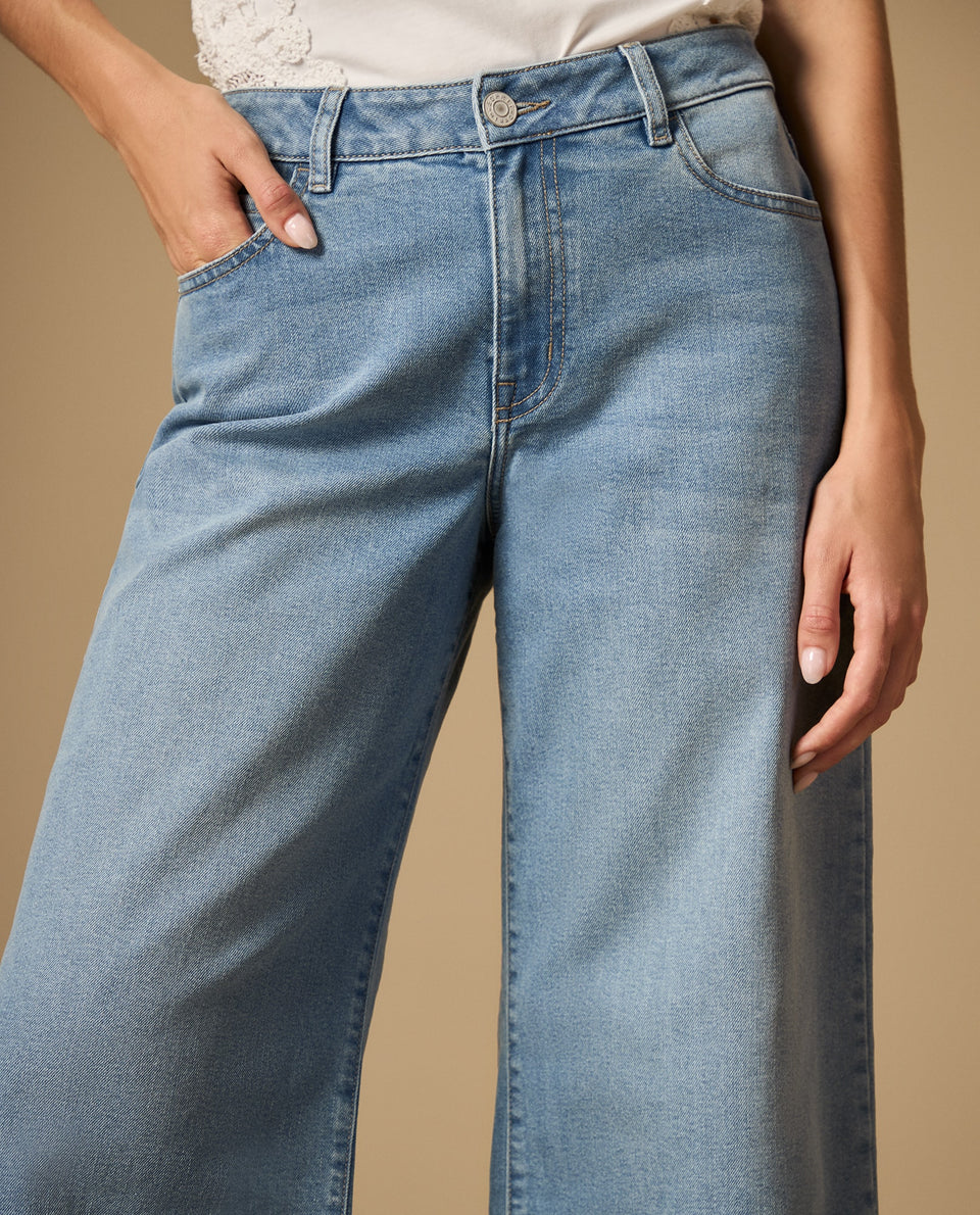 Jean culotte tiro medio silueta ancha - Azul 34_672H025_AZU134110_4
