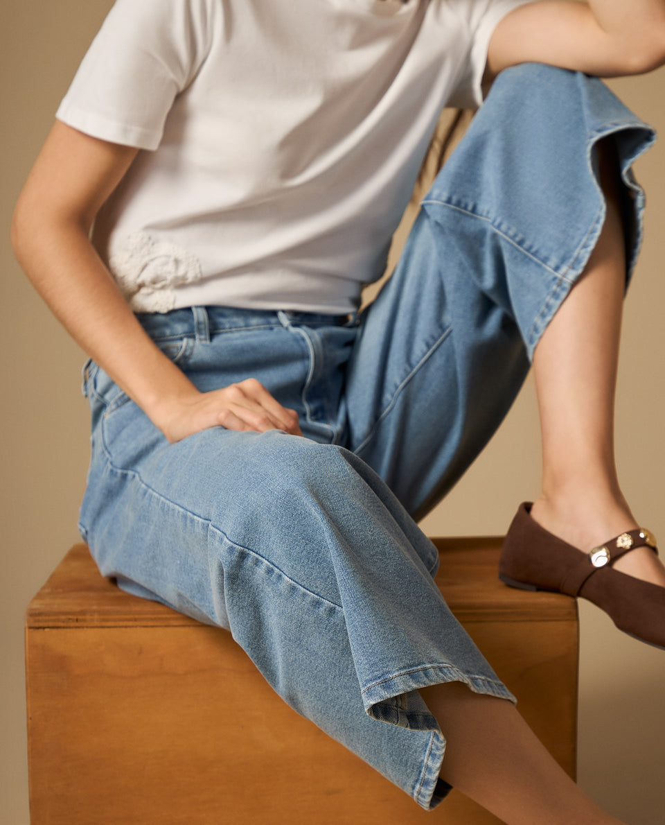 Jean culotte tiro medio silueta ancha - Azul 34_672H025_AZU134110_6