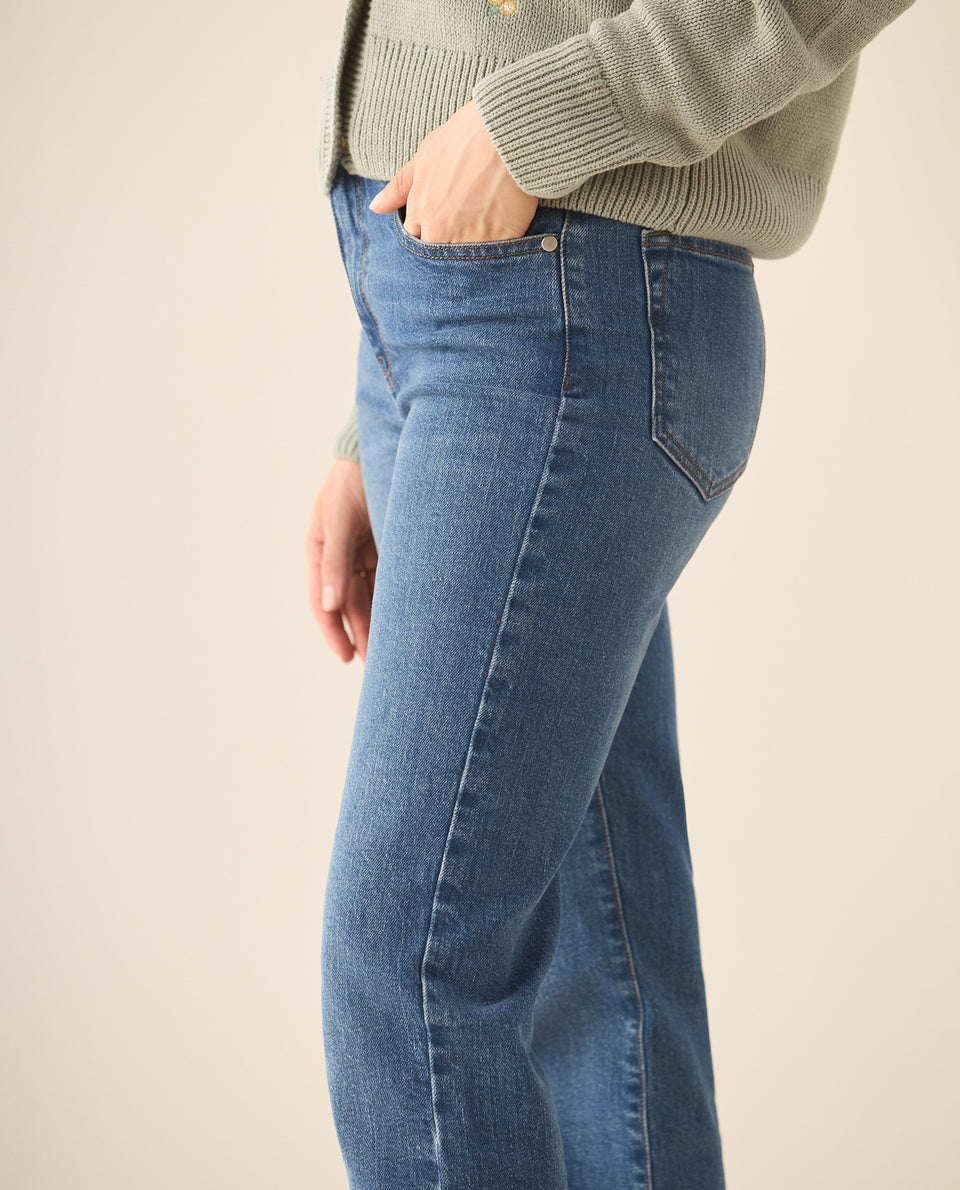 Jean straight fit tono medio para mujer - Azul 34_673G011_AZU174027_5